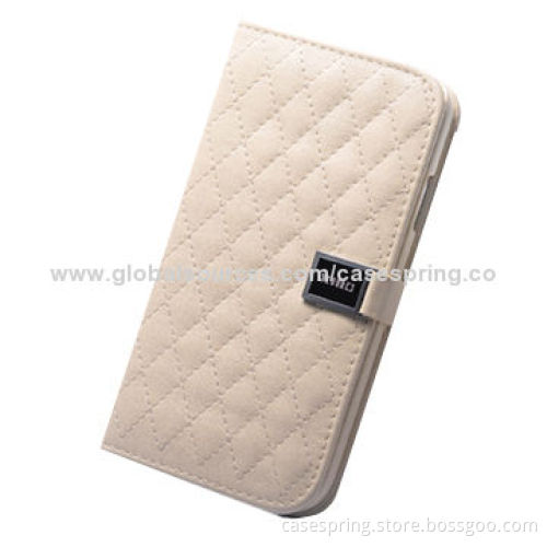 Leather Mobile Phone Case for Samsung Galaxy Note II, Heat Press with High-frequency